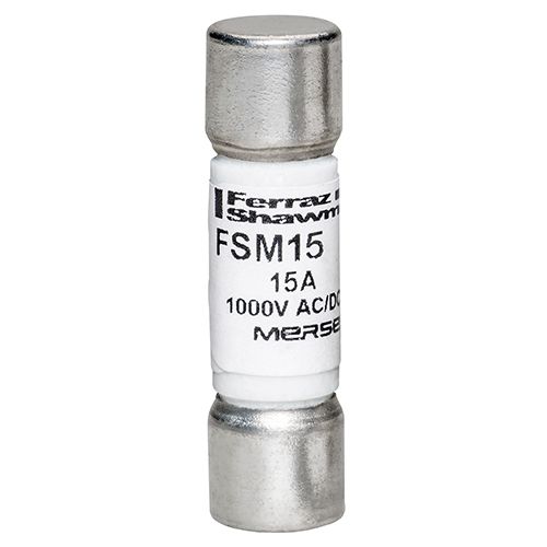 FSM15 - Fuse 1000V 15A Fast-Acting Midget FSM Series